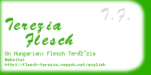 terezia flesch business card